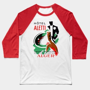 1935 Hotel Aletti Casino Algeria Baseball T-Shirt